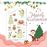 Leesgel Luminous Temporary Tattoos for Kids Christmas Stocking Fillers, 10 view 3