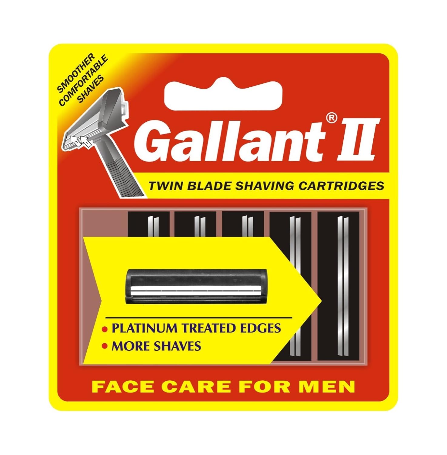 20 Gallant Blades fits Gillette Trac II Plus Razor Twin Cartridges Refills USA