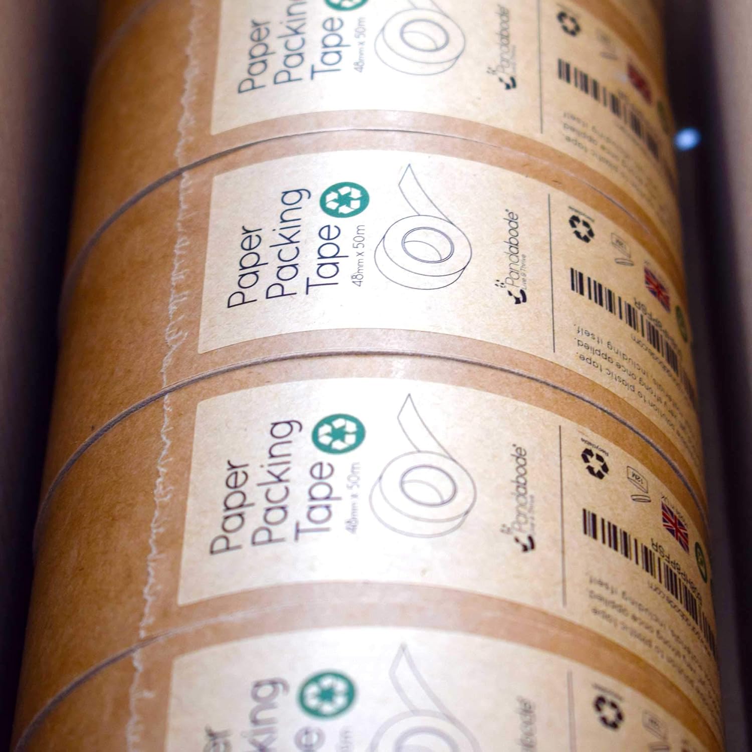 Pandabode Kraft Paper Packing Tape 48mm x 50m, Brown - Image 3