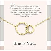 HOPE LOVE SHINE Encouraging Gift for Women - Courage, Strength, Motivational, Inspirational Necklace, Jewelry 16+2", 14k Gold Plated Sterling Silver