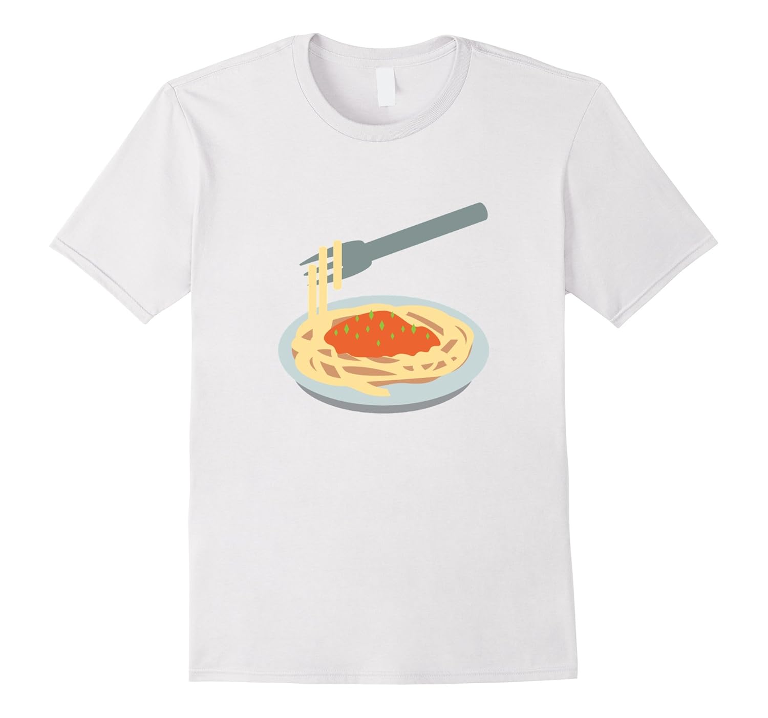 Pasta Emoji TShirt Spaghetti Sauce Silverware Plate Dinner4LVS