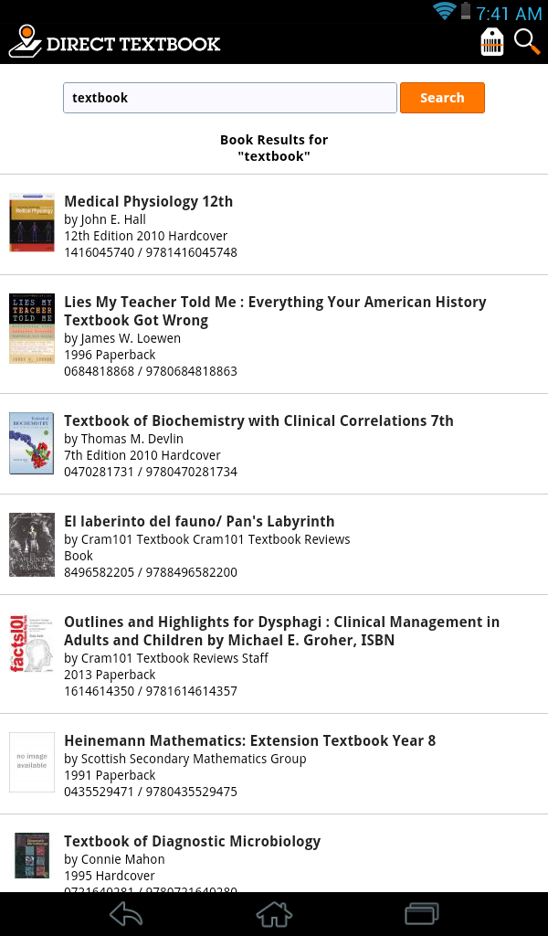 Direct Textbook Price Compare Pricepulse