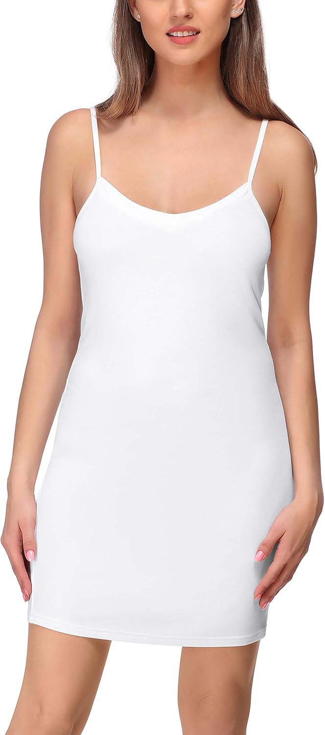 Damen Unterkleid Unterrock verstellbare TrÃ¤ger MS10315