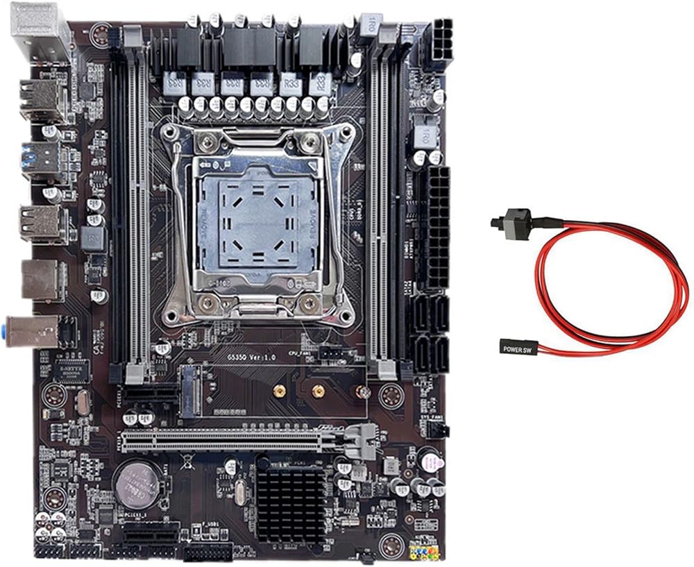 Lodokdre X99 Motherboard LGA2011-3 DDR4 ECC RAM Support Xeon E5 V3 V4
