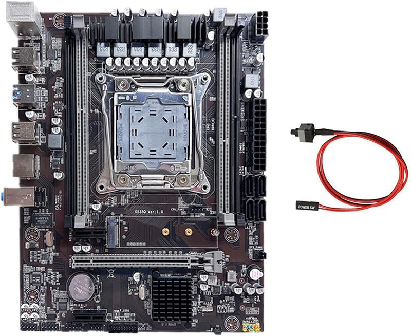 Lodokdre X99 Motherboard LGA2011-3 DDR4 ECC RAM Support Xeon E5 V3 V4