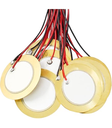 20 pcs 27mm Piezo Discs Piezo Pickup avec Leads Mic Drum