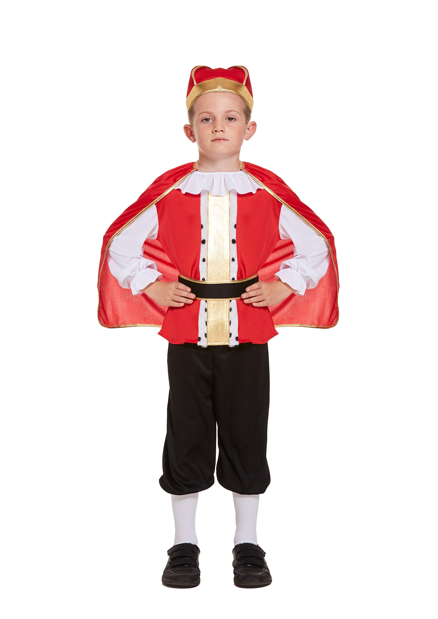 HENBRANDT Hendbrandt Fancy Dress Boys Medieval King Costume Age 7 - 9 Years