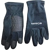 Columbia Men Agent Heat II Thermal Reflective Omni-Heat Fleece Winter Gloves (S, Black)