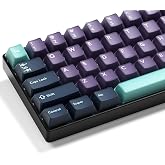 GMKWTL XVX Double Shot PBT Keycaps Set 216 Keys, Cherry Profile Custom Keyboard Keycaps, Jade Translucent Key caps Compatible with 61/64/68/84/87/100/104/108 ANSI and ISO Layout Mechanical Keyboard