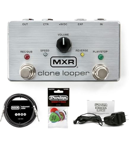 Amazon.com: MXR M303 Clone Looper Pedal Bundle with 3 MXR Patch