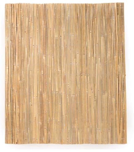 6Pcs Natural Purple Bamboo Fence Mat - 11.81" X 4.33" Mini Fence For Sushi, Bonsai & Fairy Garden Decor