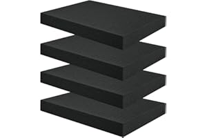 SALIMHIB 4 Pcs Pick and Pluck Foam 16 x 12 x 2 Inch, Foam Inserts For Cases, Gun Case Polyurethane Foam Sheet for Toolboxes, Storage Drawer, Camera Storage, Game Box, Crafts (16"x12"x 2", 4Pack)