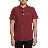 Volcom Men's GEO Print Short Sleeve Woven Button UP