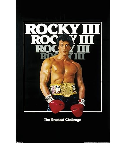 Amazon.com: Rocky Movie Poster Sylvester Stallone 24in x36in