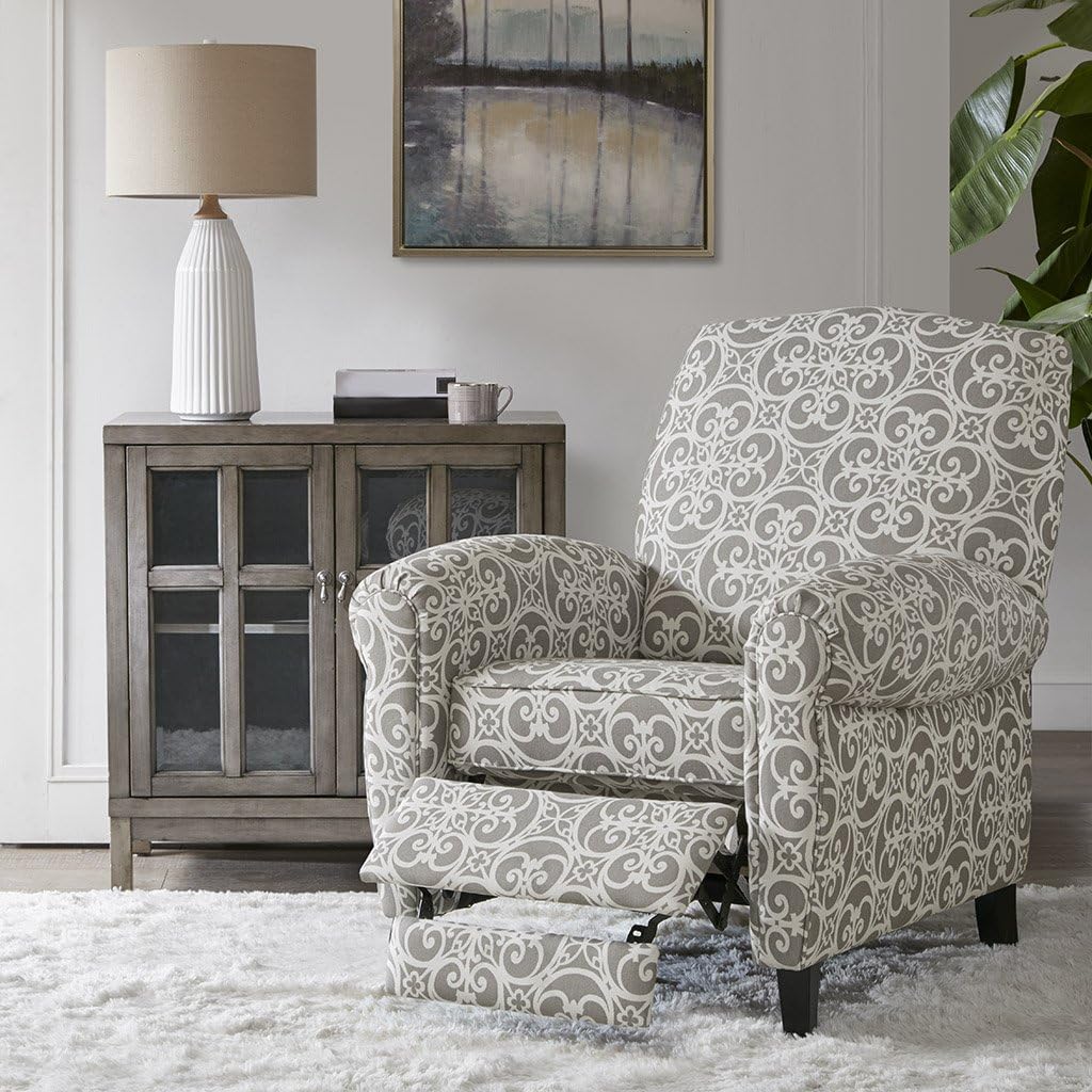 Best Accent Chair Grey Print