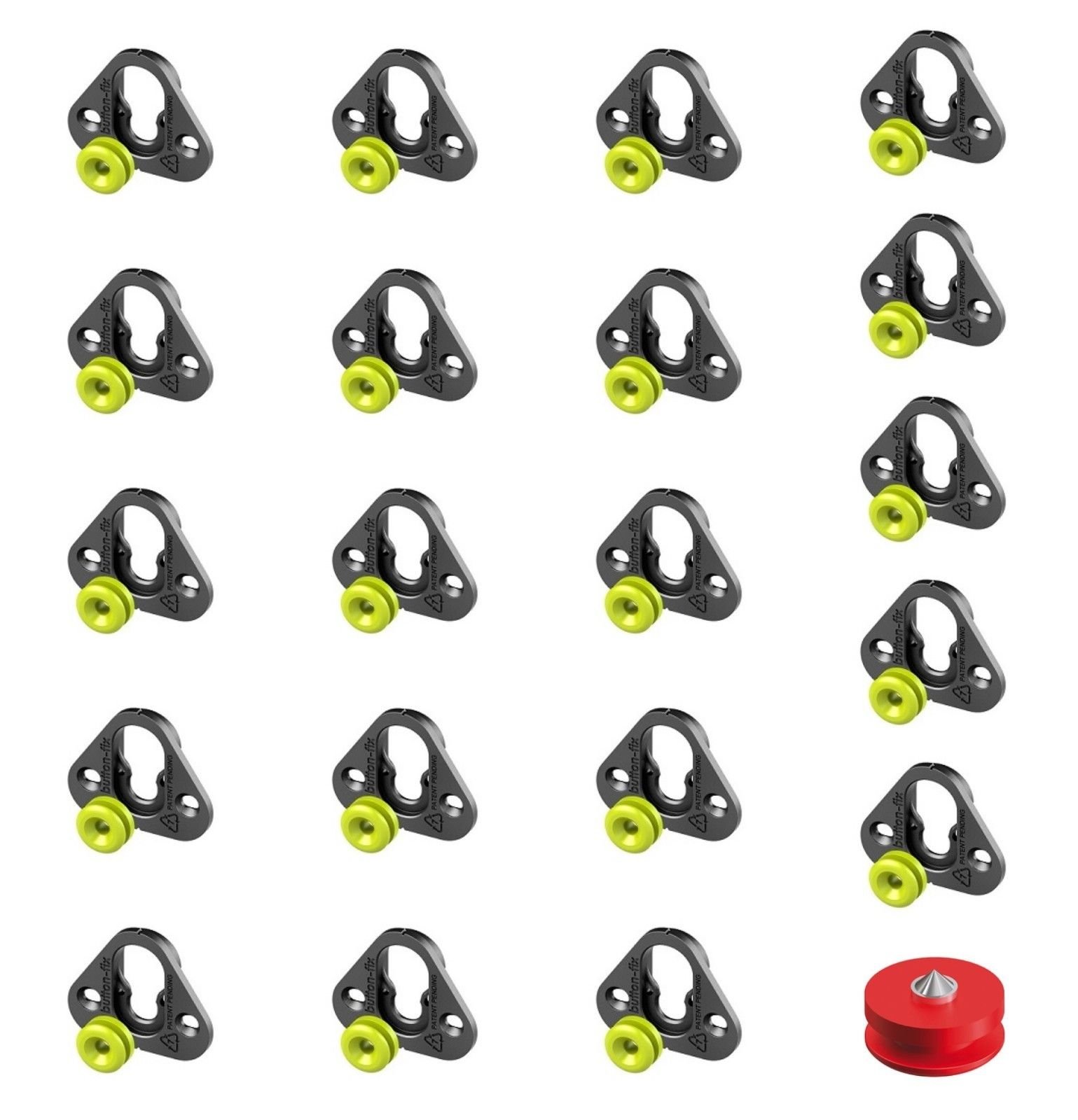 Button Fix Type 1 Bracket Marker Guide Kit Connecting Parallel Panels x20