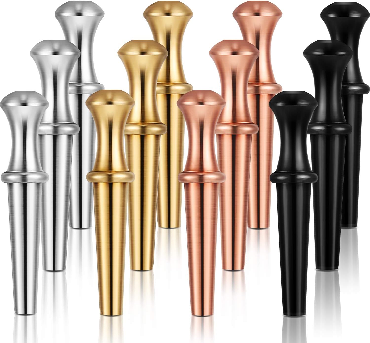 12 Pieces Metal Cribbage Pegs Cribbage Board Pegs Fit 1/8 Holes