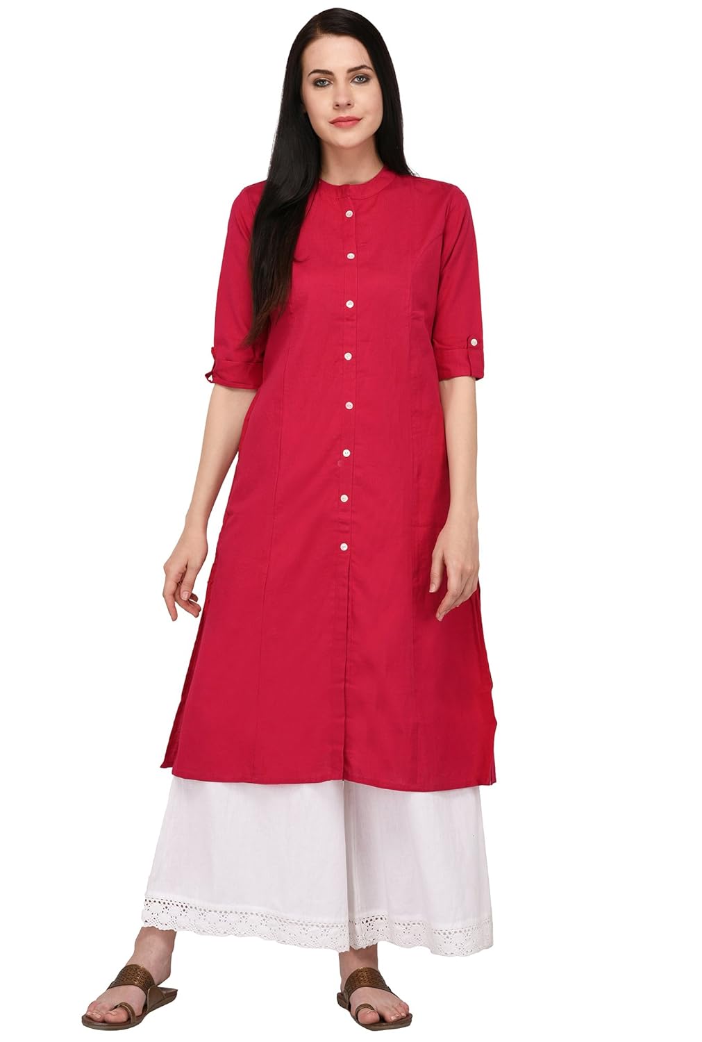 pistaa women's white lace palazzos