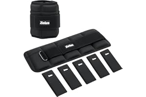 ZELUS Soft Iron Z-Fit Ankle Weights 1 Pair Adjustable, 4LB/7LB/10LB for Women Men, Ultra Thin Leg Weights with Adjustable Straps, Arm Weight for Gym Home Yoga Jogging Walking