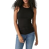 Michael Stars Women's Halley Tank Top - Closet Basic, Ruched Sides