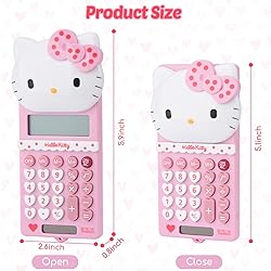 Cute Kids' Mini Calculator - 5.9 x 2.6in, LCD