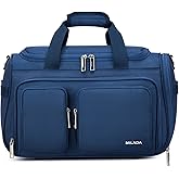 MILADA Underseat Carry On Luggage Bags for Travel Lightweight Foldable Carry On Bags for Airplanes Small Duffle Bag for Men Women TSA Approved Underseat Bag Travel Tote Bags, Blue