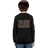 GOT Sports UPF 50+ Kids Fishing Hoodie Shirt - UV Sun Protection Long Sleeve T Shirts for Youth Boys Girls