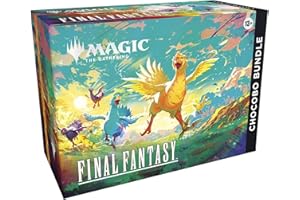 Magic: The Gathering - Final Fantasy Chocobo Bundle (1 Chocobo Booster, 10 Play Boosters, 1 Alt-Art Promo Card, 1 Scene Card, 32 Basic Lands, 1 Click Wheel, and More)