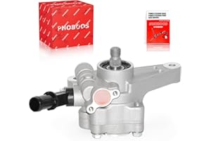 PHOBOOS Power Steering Pump Compatible with Honda Odyssey 2005-2010, Pilot 2005-2008 & Acura MDX 2007-2013, 3.5L/3.7L, with Outlet, Smooth Steering, Low Noise, High Durability, Ref. 215442