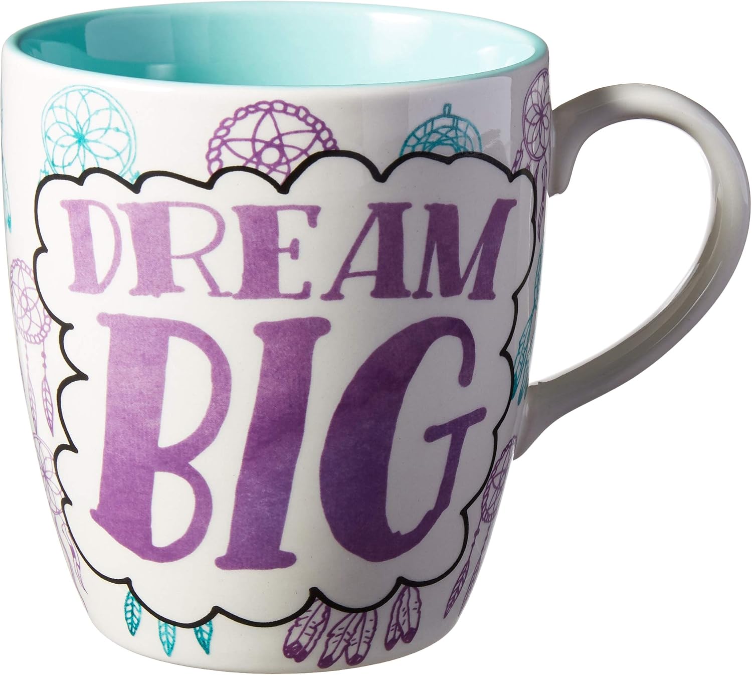 Amazon Com Enesco Our Name Is Mud Dream Big Oversized Coffee Mug 28 Ounce Multicolor Kitchen Dining