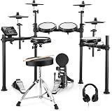 Donner DED-200X Electronic Drum Set Mesh Pads 31 Kits 450+ Sounds