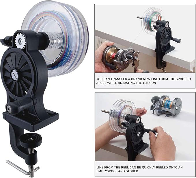 fishing spool machine