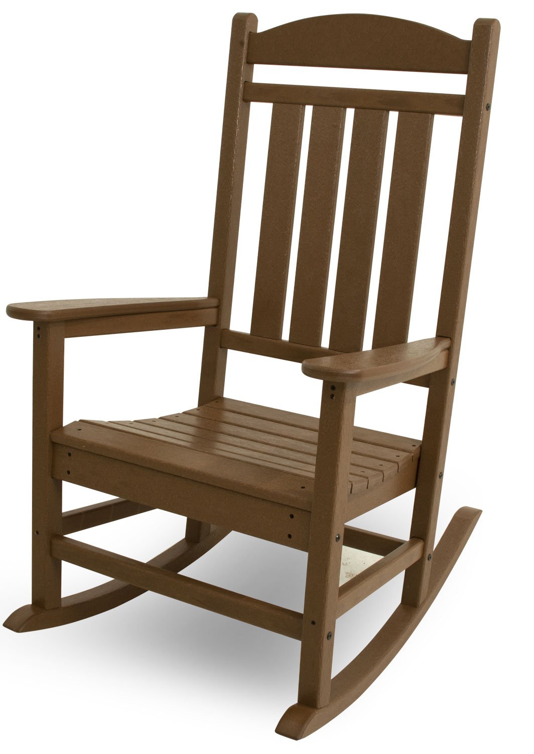 POLYWOOD R100TE Presidential Rocking Chair, Teak
