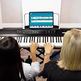 RockJam 88 Key Digital Piano with Semi-Weighted Keys and Lessons view 5