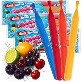 Captain Cool Freeze Pops, Delicious and Refreshing Ice Pops Bulk Variety Pack, Colorful and Fun Popsicles for All Ages, Perfect for Events and Gatherings, Frozen Pops Loved by Kids