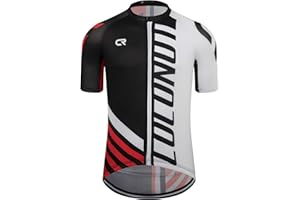 Coconut Ropamo CR Mens Cycling Jersey Short Sleeve Road Bike Shirt with 3+1 Zipper Pockets Breathable Quick Dry