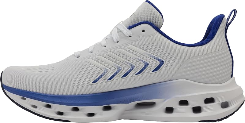 Melrose Tubes Lite - Ténis de corrida masculinos, branco/Surf The Web/Naval Academy Cor, Tamanho 42.5 EU