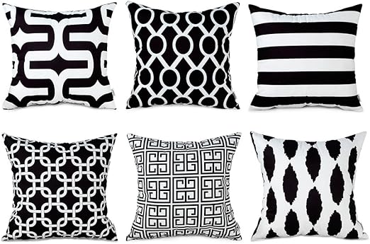 Amazon Com Top Finel Square Decorative Cushion Covers Soft