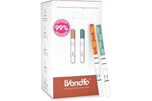 WONDFO Pregnancy Test Strips and Ovulation Test Strips Combo Pack- Ovulation Predictor Tests and Pregnancy Tests -Reliable Home Testing for Family Planning