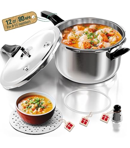 Crock Pot Slow Cookers 12 QT, Stainess Steel Pressure Turkey