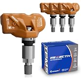 TPMS Sensor,433MHz BMW Tire Pressure Monitoring System Sensor Set of 4 | Compatible with BMW M1 M3 M5 M6 X1 X3 X4 X5 X6 Z4, Mini Cabrio Clubman Cooper Coupe Paceman. Replace 36106790054,36106856227