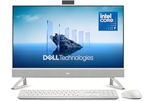 Dell 27" All-in-One Desktop, FHD, Intel Core 7 150U, 16GB, Windows 11 Home | Intel Graphics, 1TB PCIe NVMe SSD, Wi-Fi 6E, Bluetooth, Keyboard & Mouse, McAfee+ Premium, 15-Month Mail-In Service, EC27250