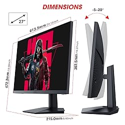 KOORUI 27” WQHD (2560 x 1440p) Gaming Monitor