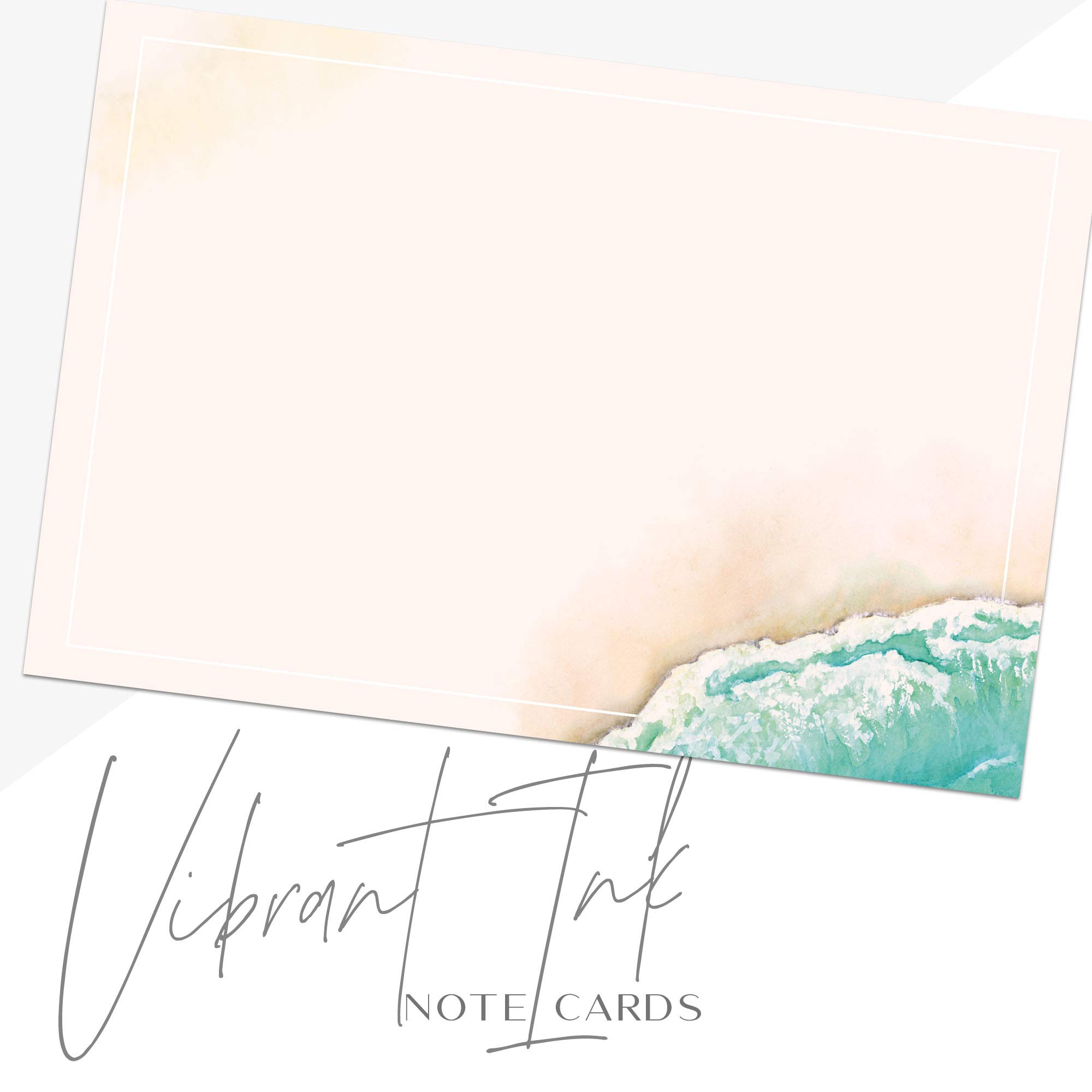 Dashleigh Beach Note Cards, A6, 4 x 6 inches, The Gift Collection, Set of 48