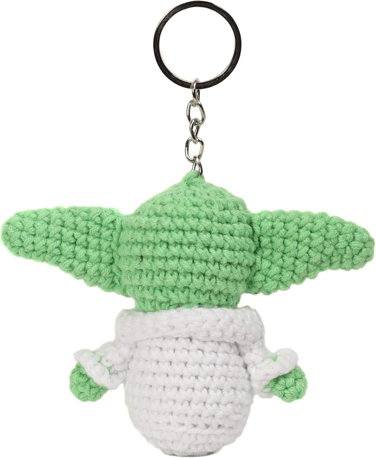 Amazon Com Crochet Baby Yoda Keychain Hand Made Mandalorian Keychain Yoda Keychain Baby Yoda Plush Toy Baby Yoda Key Chain The Child Keychain Star Wars Plush Keychain Baby Yoda Keychain For Keys Yoda Key Chain Toys Games