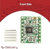 AZDelivery A4988 DMOS Stepper Motor Driver with Headers Heat Sink for Arduino view 2