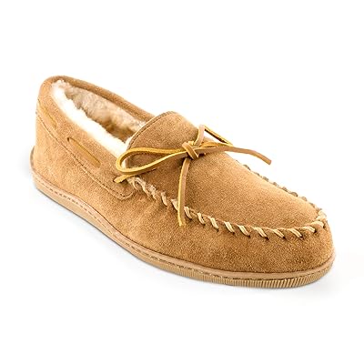 Minnetonka Mens Sheepskin Hardsole Moccasin Slippers Ireland Ubuy