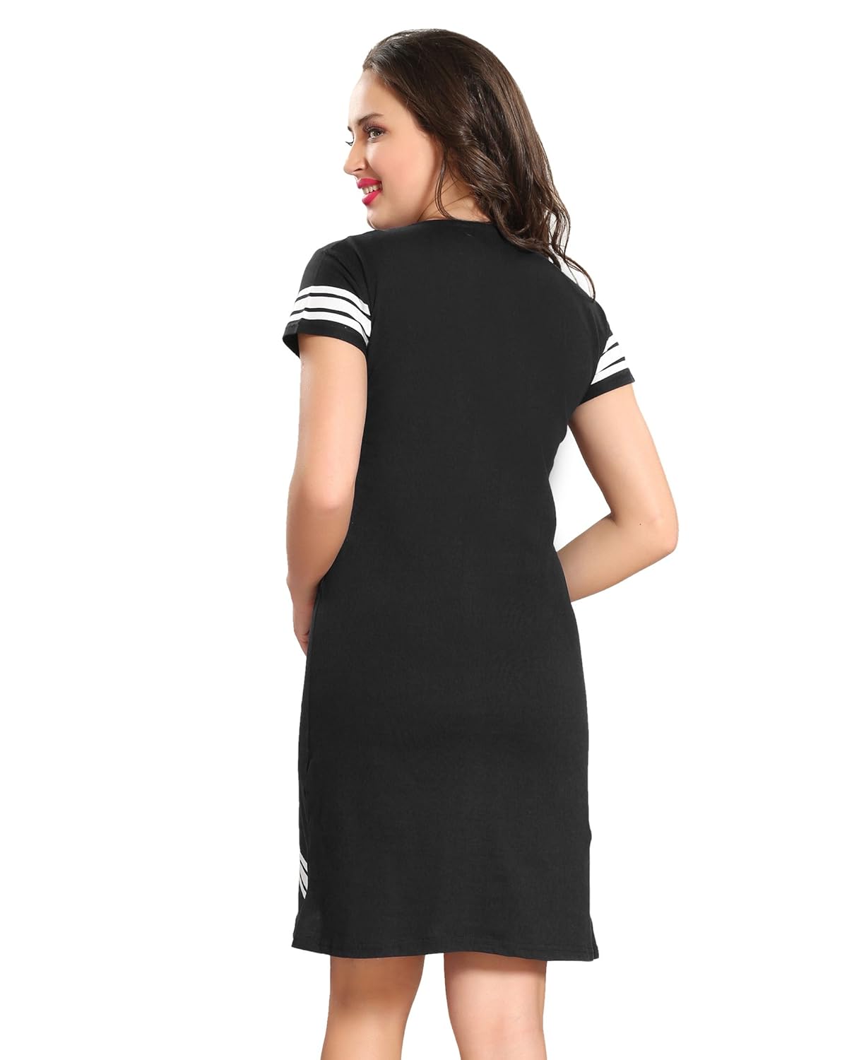 av2 women's cotton printed nighty