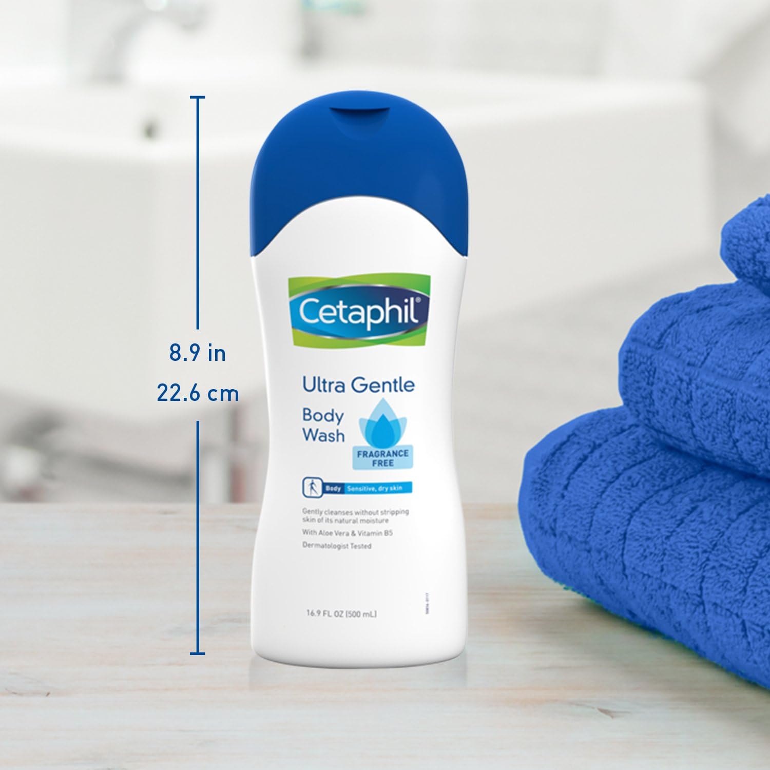 Cetaphil Ultra Gentle Body Wash, Fragrance Free, 16.9 Fl Oz (Pack of 3) : Health & Personal Care