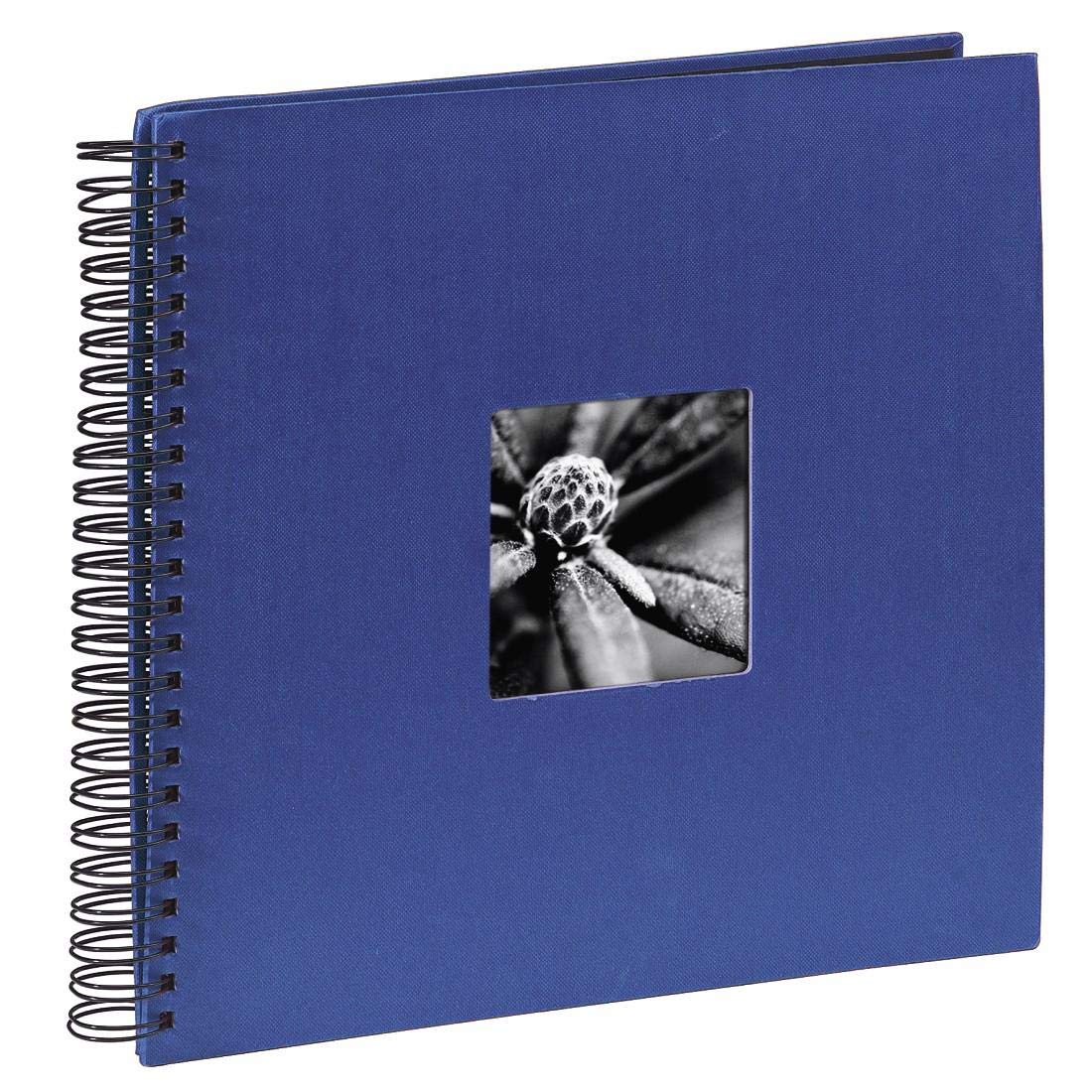 Hama | 36 x 32cm Fine Art Spiral Album | 50 Black Pages | Blue